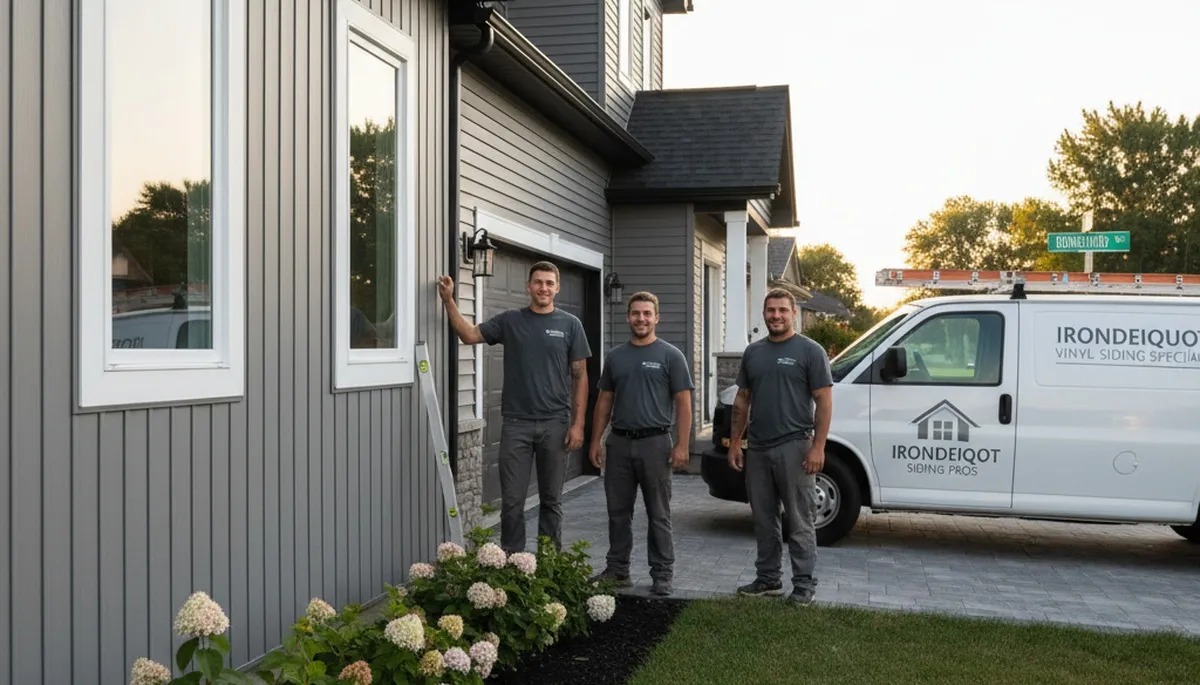 Professional vinyl siding installation on home exterior in Rochester, NY